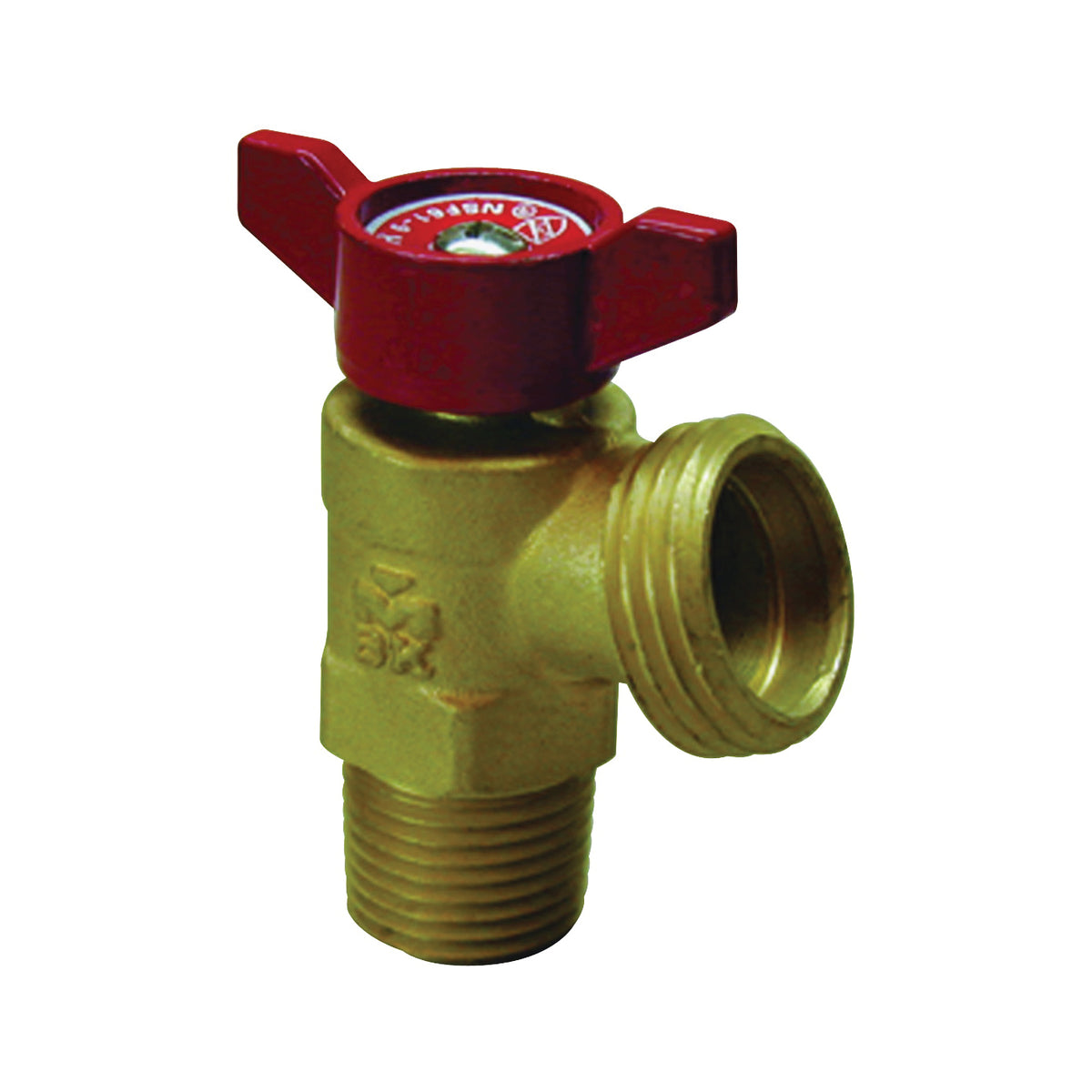 B &amp; K Quarter Master ProLine Series 102-053HN Boiler Drain Valve, 1/2 in Connection, MIP x Solder, 125 psi Pressure