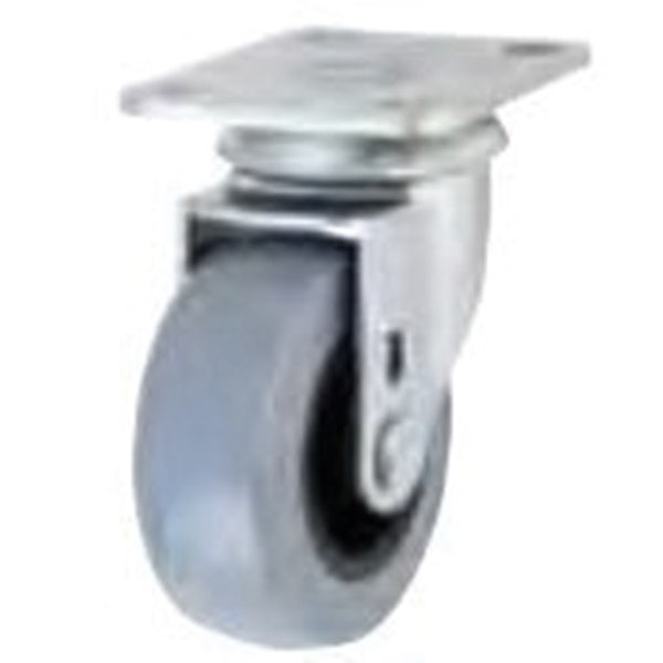 Shepherd Hardware G1 Series 3541 Swivel Caster, 2 in Dia Wheel, TPU Wheel, Gray, 88 lb