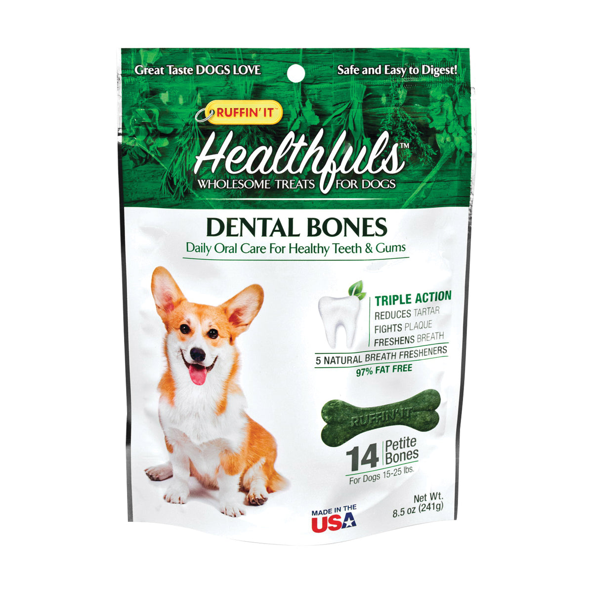 RUFFIN&#39;IT 08406 Dental Bone, L, 8.5 oz