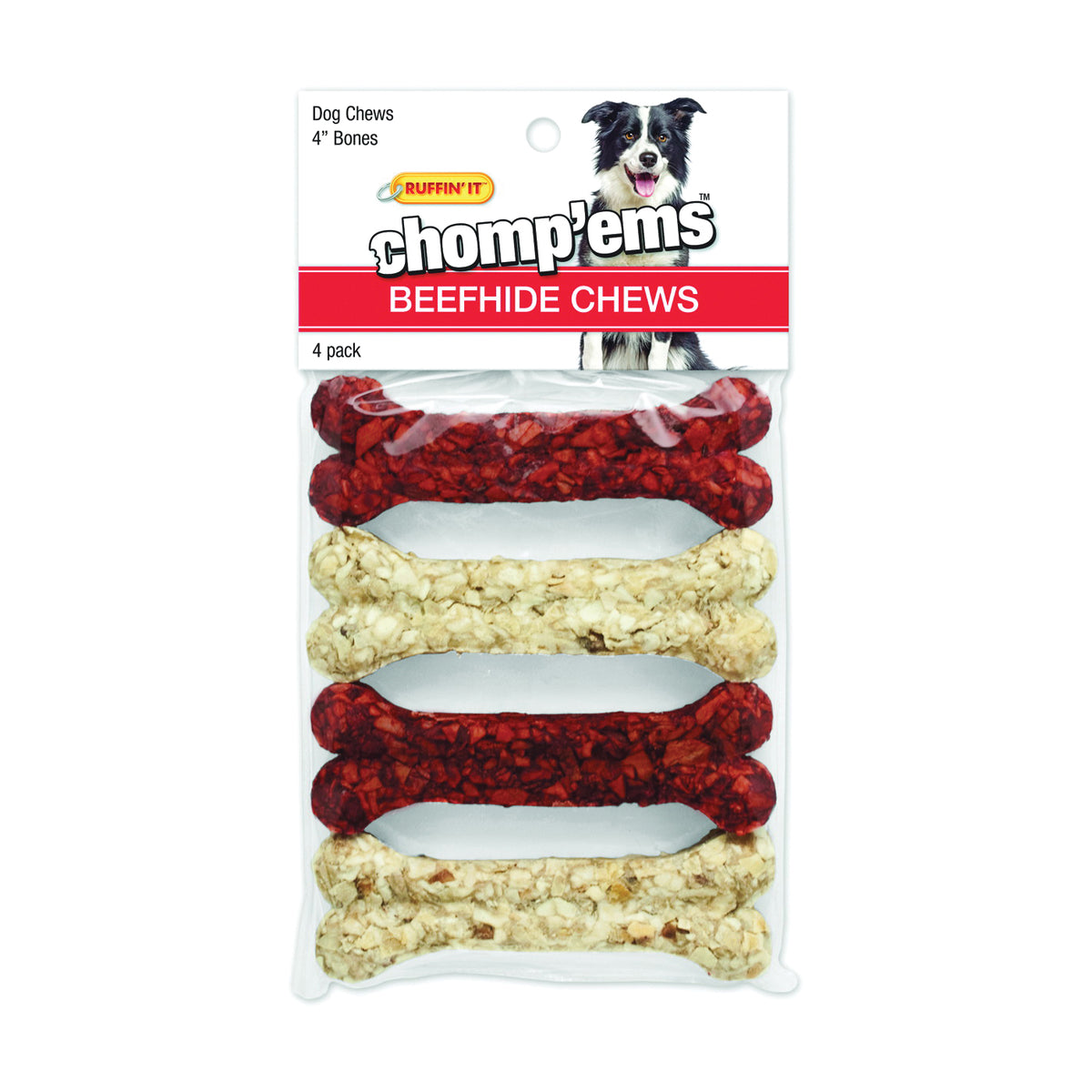 RUFFIN&#39;IT 03180 Dog Chew, 4 in L