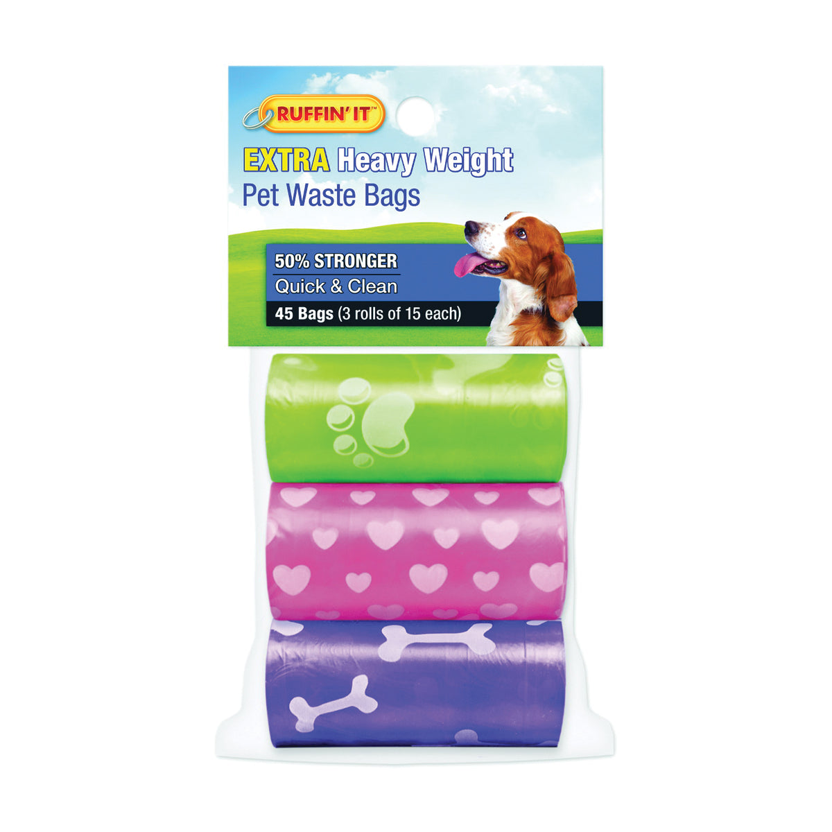 RUFFIN&#39;IT 19347 Dog Waste Bag, Plastic