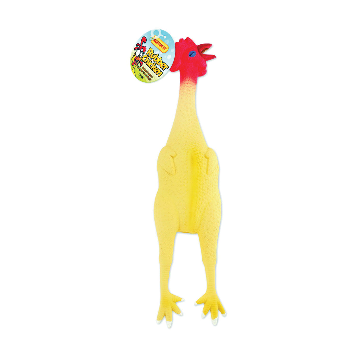 RUFFIN&#39;IT 80527-2 Dog Toy, L, Chicken, Rubber