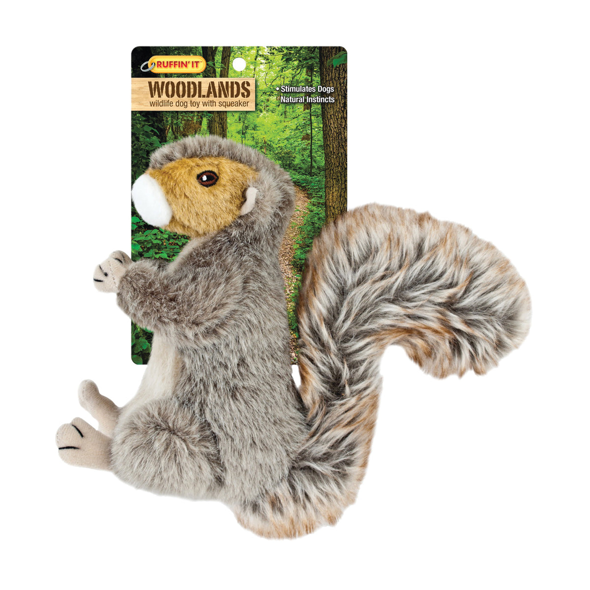 RUFFIN&#39;IT 16272 Dog Toy, L, Squirrel