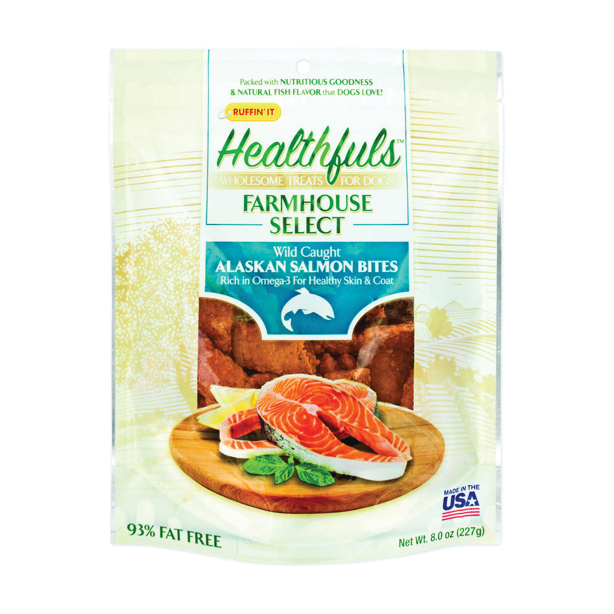 RUFFIN&#39;IT 08572 Alaskan Salmon Bite, 8 oz