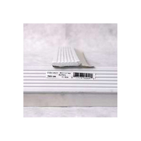 Frost King GR9 Garage Door Weatherseal, 2-3/4 in W, 9 ft L, Vinyl, White