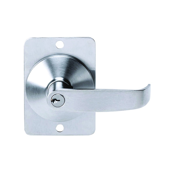 Tell Manufacturing EX100005 Entry Lever Trim, Satin
