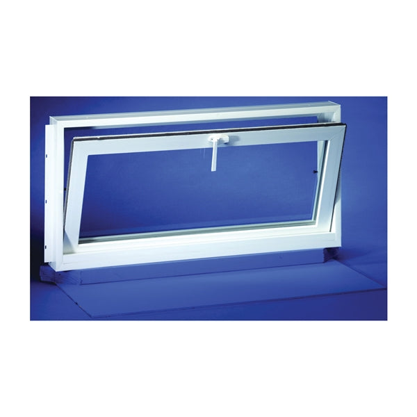 Duo-Corp Aristoclass 3219ART Hopper Basement Window, Insulated Glass Glass/Screen, Vinyl Frame