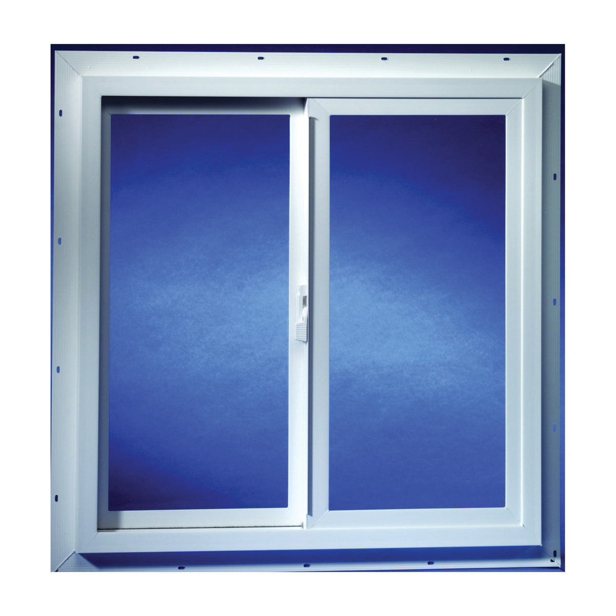 Duo-Corp 2020IGUT Utility Window, 23-1/2 in OAW, 23-1/2 in OAH, Vinyl Frame