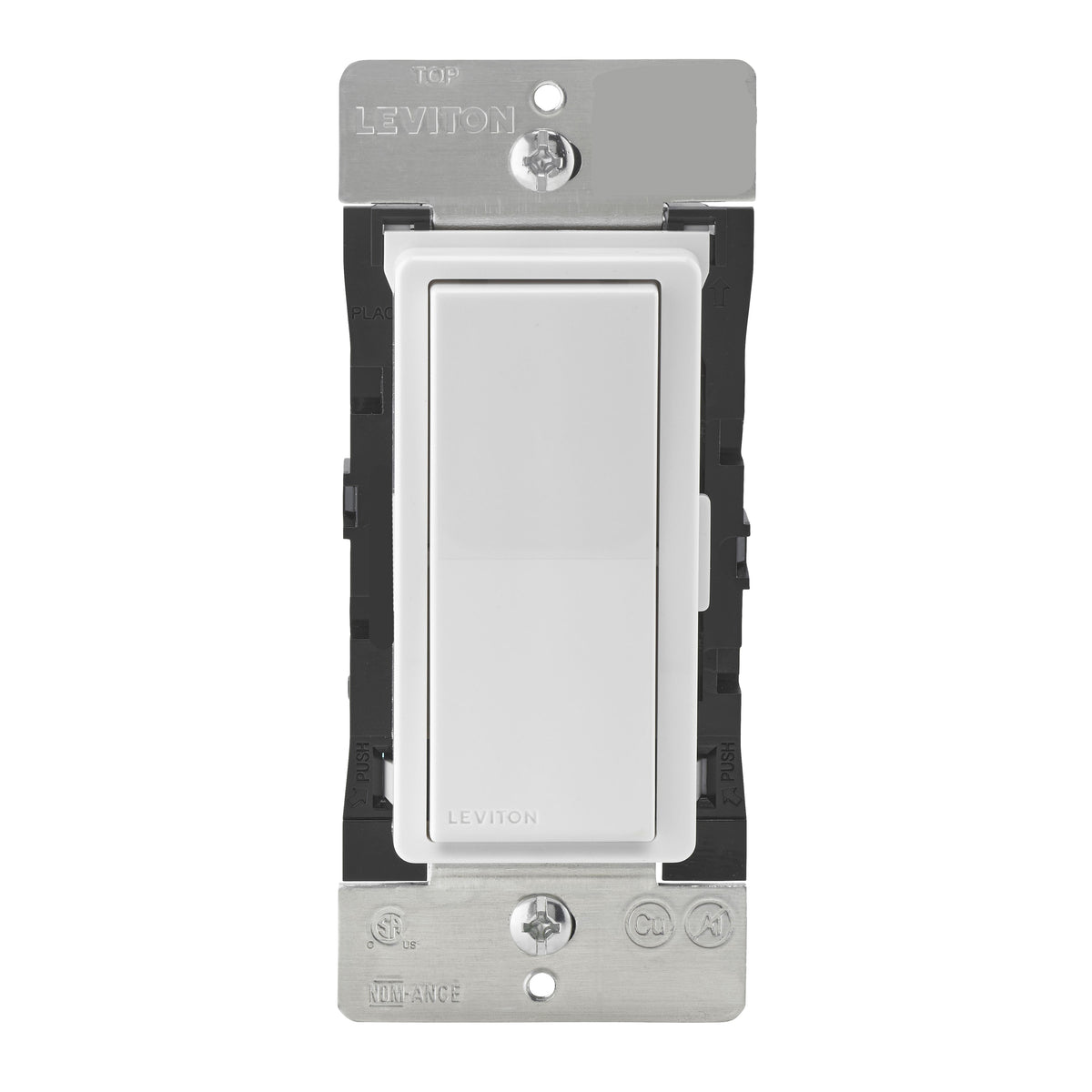 Leviton Decora Digital R12-DDL06-BLM Dimmer with Timer, 1 -Pole, 3 -Way, 120 V, 60 Hz, Bluetooth, Hardwired
