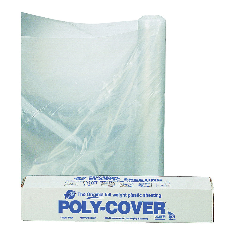 ORGILL POLY 6X20-C Poly Film, 100 ft L, 20 ft W, Clear