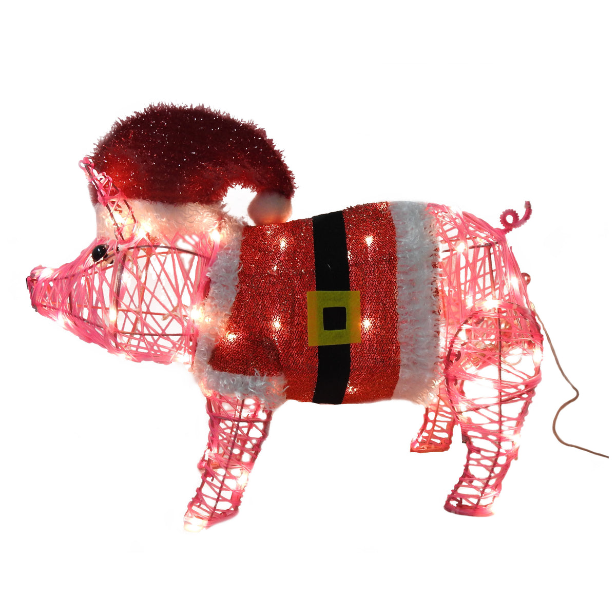 Santas Forest 62412 Pig, Pink, LED Bulb