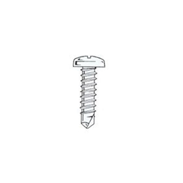 Teks 21372 Screw, #10 Thread, 3/4 in L, Coarse Thread, Pan Head, Phillips Drive, Self-Drilling, Self-Tapping Point, Zinc