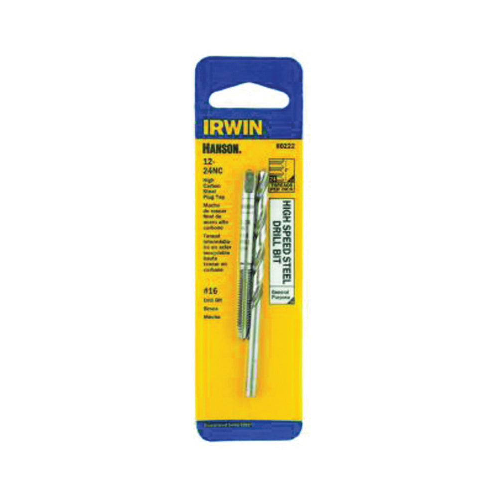 IRWIN 80222 Tap and Drill Bit Set, HCS/HSS