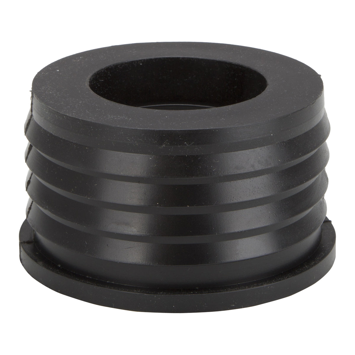 ProSource Hub Donut, 3 x 2 in, Compression, PVC, Black