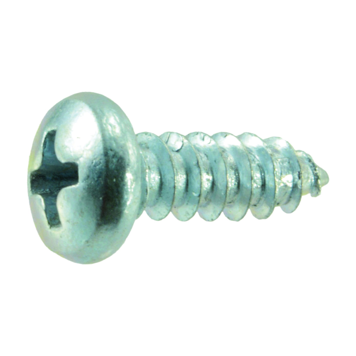 MIDWEST FASTENER 03238 Screw, #8 Thread, Coarse Thread, Pan Head, Phillips Drive, Self-Tapping, Sharp Point, Steel, Zinc