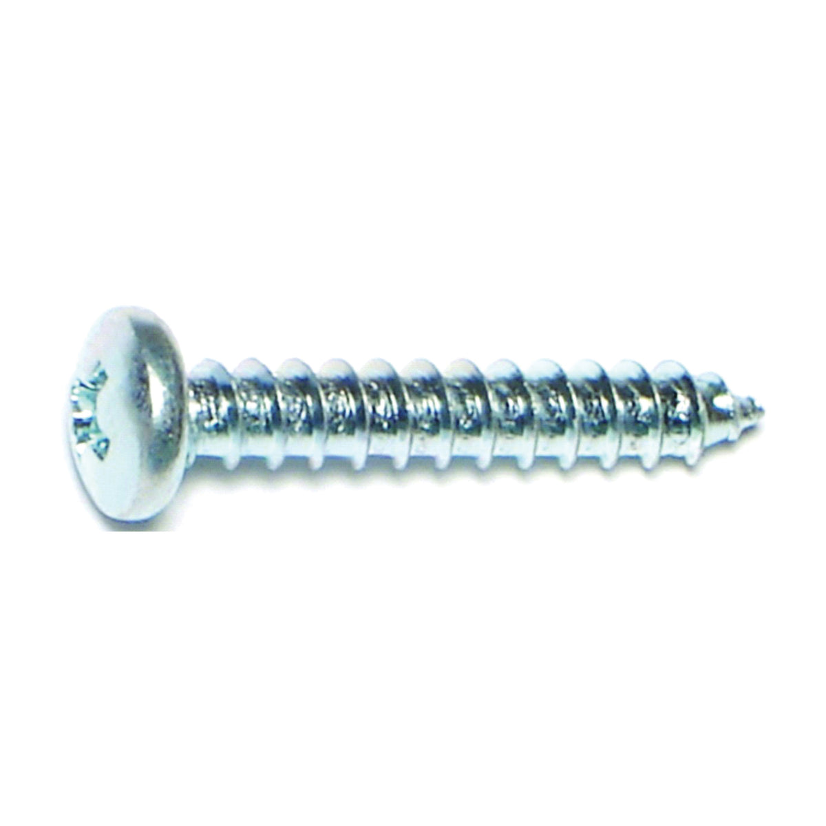 MIDWEST FASTENER 03242 Screw, #8 Thread, Coarse Thread, Pan Head, Phillips Drive, Self-Tapping, Sharp Point, Steel, Zinc