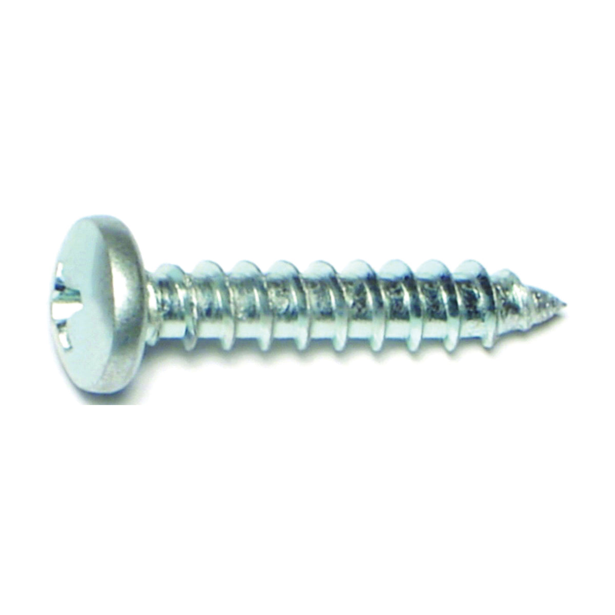 MIDWEST FASTENER 03250 Screw, #10 Thread, Coarse Thread, Pan Head, Phillips Drive, Self-Tapping, Sharp Point, Steel