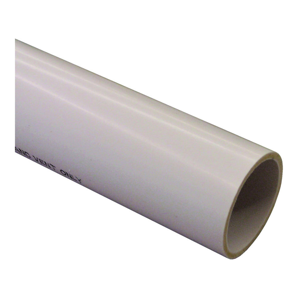 GENOVA 70021F Pipe, 2 in, 10 ft L, SCH 40 Schedule, White