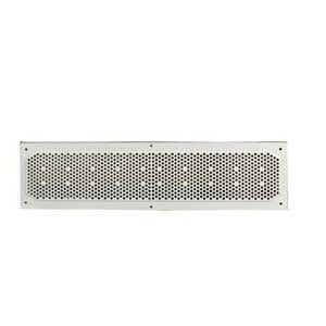 CANPLAS 641608 Soffit Vent, 15.88 in L, 7.95 in W, 45-1/2 sq-in Net Free Ventilating Area, Plastic, White