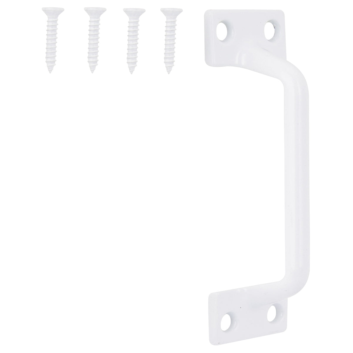 ProSource 20902PHB-PS Sash Lift, 3-7/8 in L Handle, Zinc, White