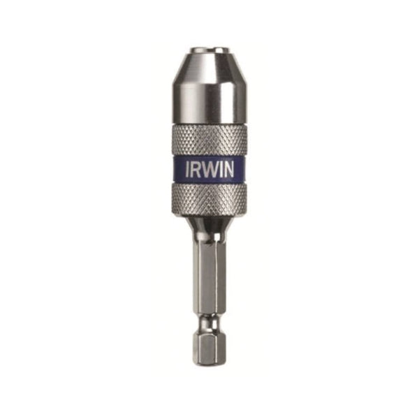 IRWIN 4935703 Bit Holder, 1/4 in Drive, 1/4 in Shank, Hex Shank, 2 in L, Carbon Steel