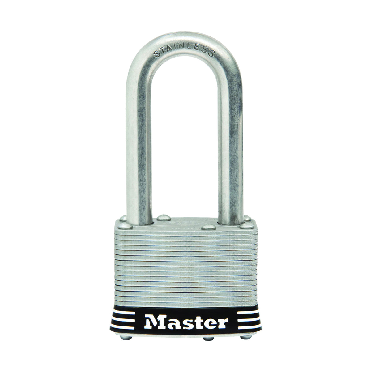 Master Lock 1SSKADLFHC Padlock, Keyed Alike Key, 5/16 in Dia Shackle, 1-1/2 in H Shackle, Stainless Steel Shackle