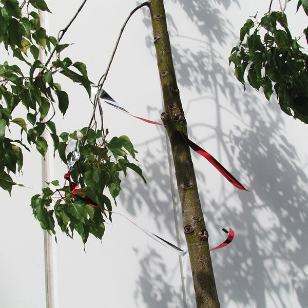 BIRD-B-GONE MMFT-050 Flash Tape, 50 ft L, 1 in W, Mylar Backing, Red/Silver