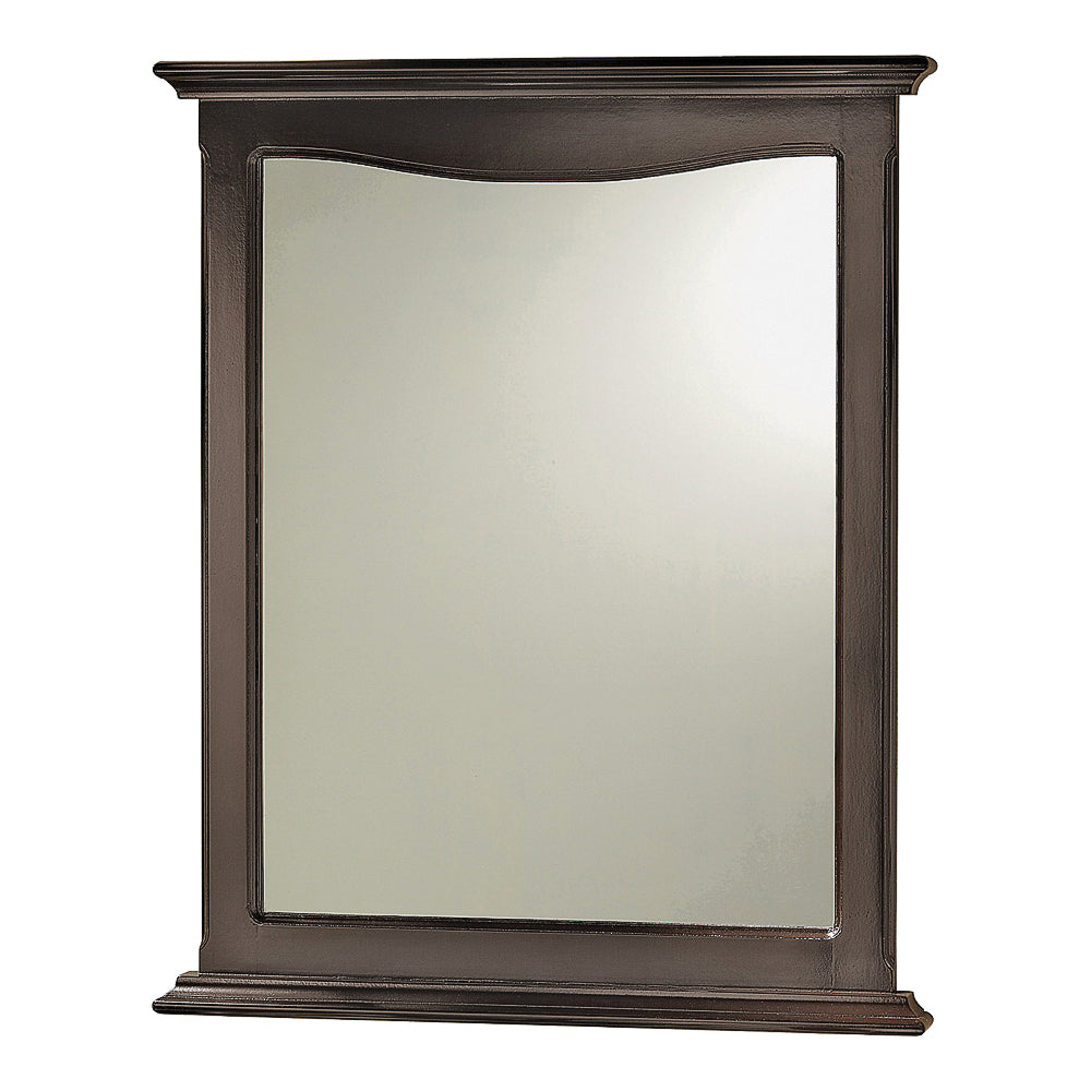 Foremost Palermo PAEM2531 Mirror, Rectangular, 25-3/8 in W, 31-1/8 in H, Wood Frame, Wall Mounting