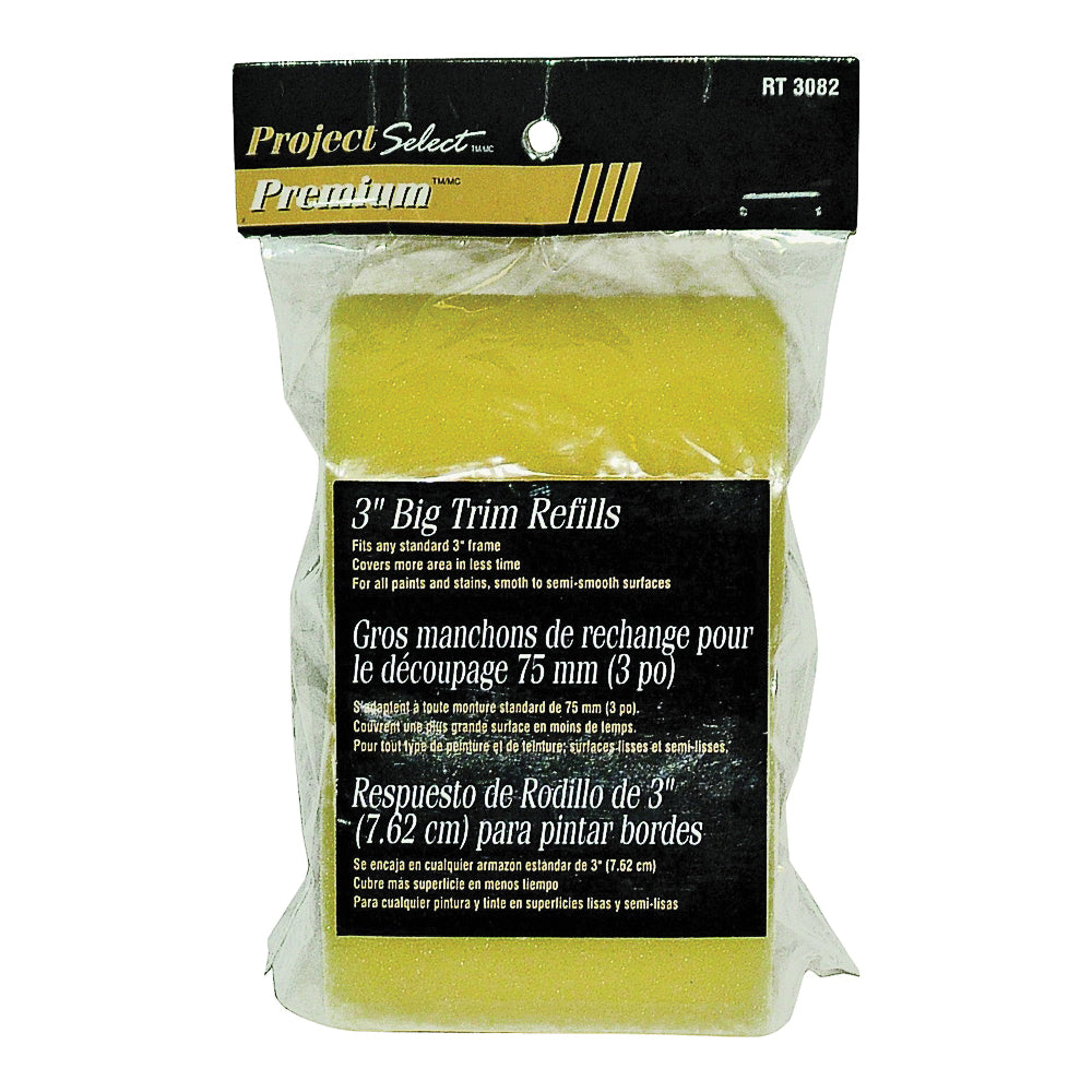 Linzer RT3082 Paint Roller Cover, 3 in L, Foam Cover