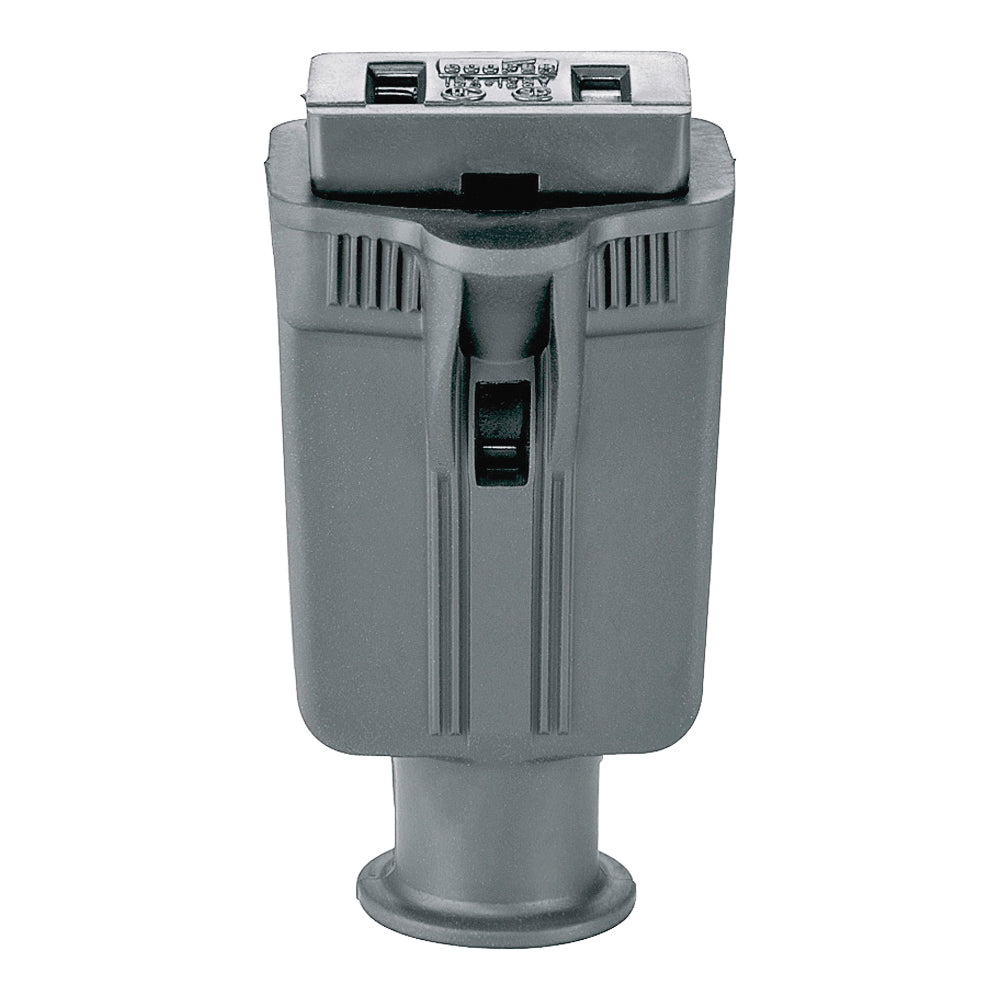 Eaton Wiring Devices 86BK-BOX Electrical Connector, 2 -Pole, 15 A, 125 V, Connector, NEMA: NEMA 1-15, Black