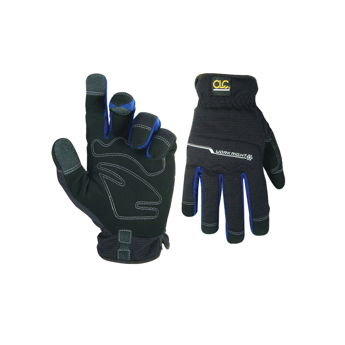 CLC FlexGrip L123L Work Gloves, Men&#39;s, L, Open Cuff, Black