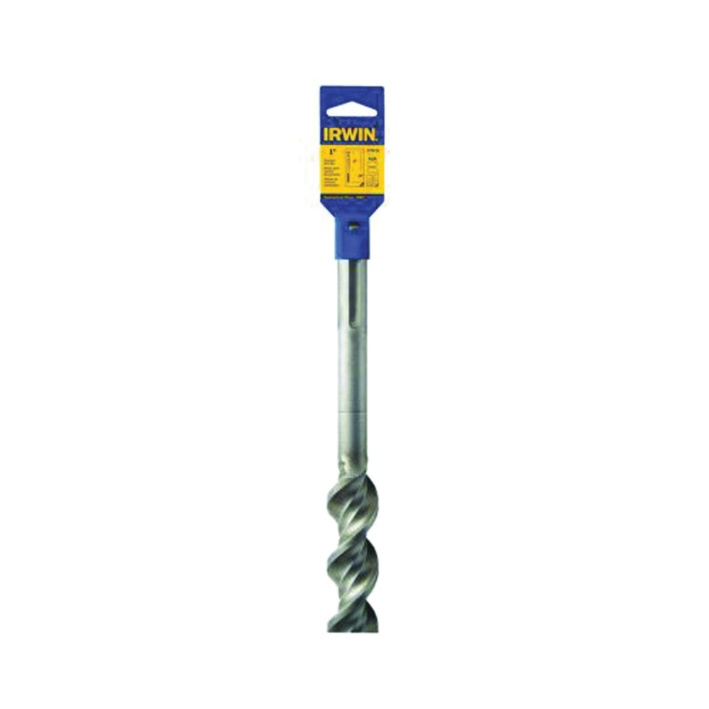 IRWIN 323010 Hammer Drill Bit, 3/4 in Dia, 21 in OAL, Twist Flute, 4-Flute, 5 in Dia Shank, SDS Max Shank