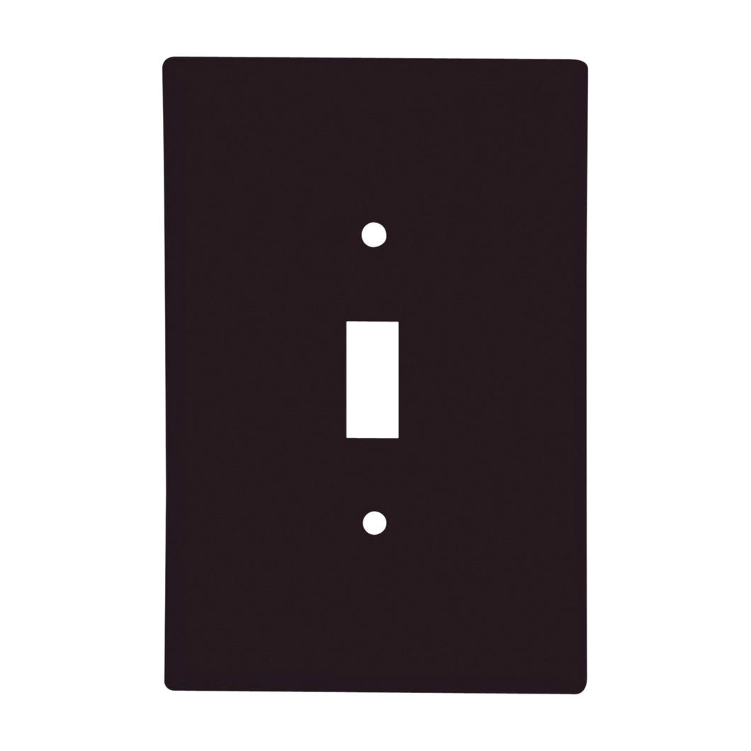 Eaton Wiring Devices 2144B-BOX Wallplate, 4-1/2 in L, 2-3/4 in W, 1 -Gang, Thermoset, Brown, High-Gloss