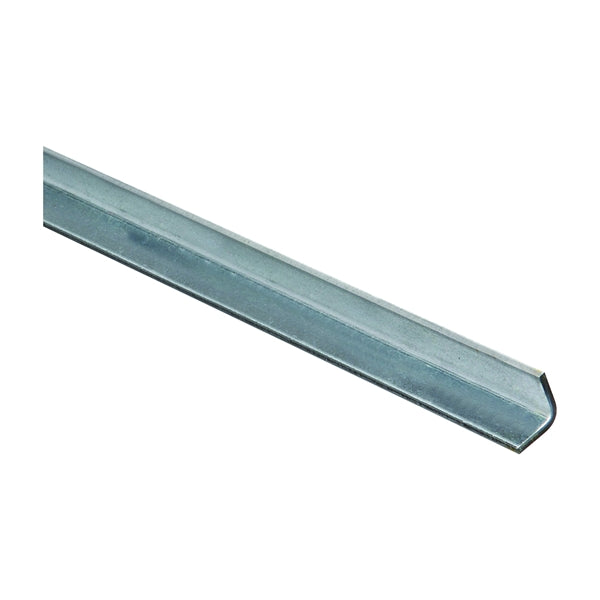 Stanley Hardware 4010BC Series N179-911 Angle Stock, 3/4 in L Leg, 72 in L, 0.12 in Thick, Steel, Galvanized