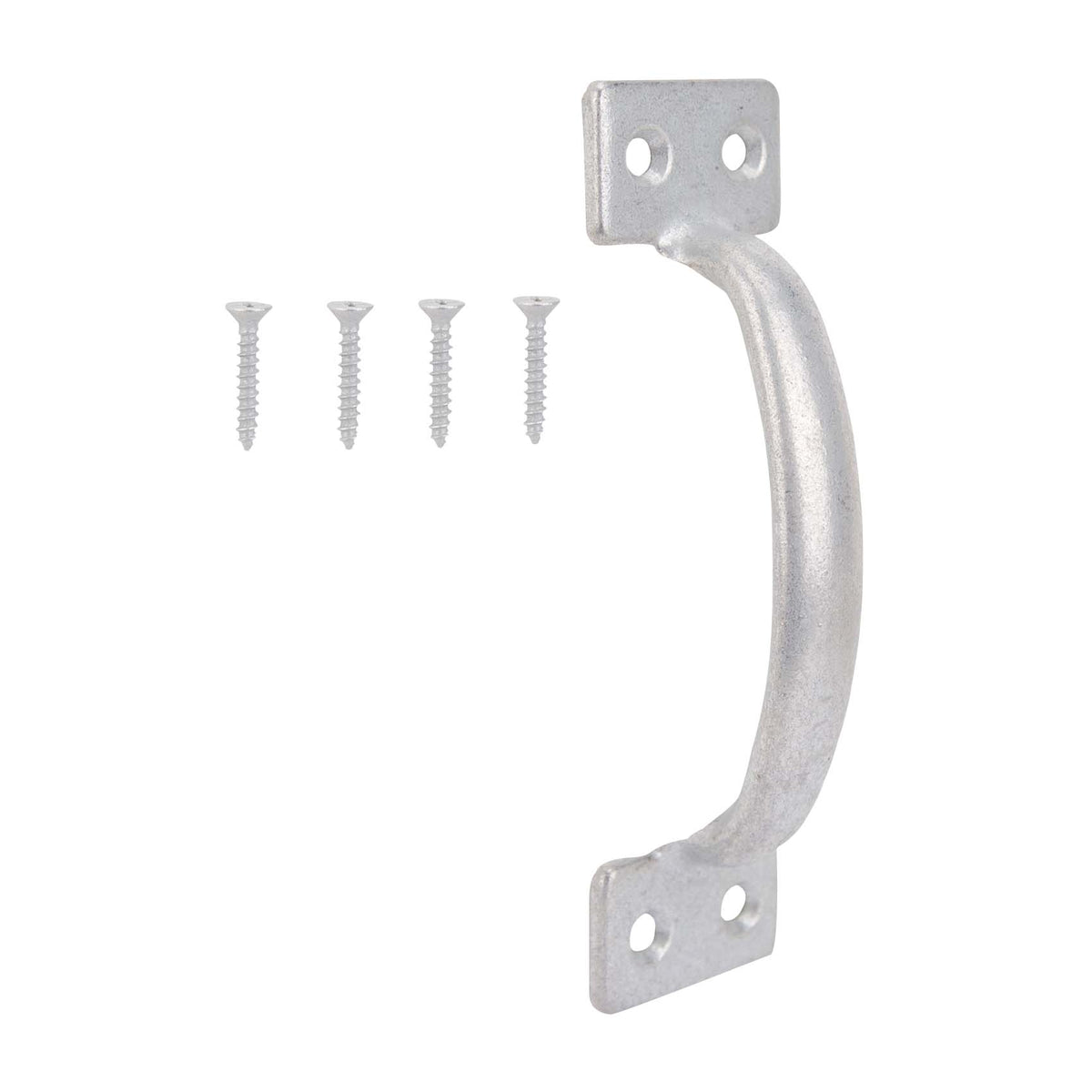 ProSource 20912MGB-PS Door Pull, 1-3/4 in W, 6-1/2 in D, 1-1/2 in H, Steel, Galvanized