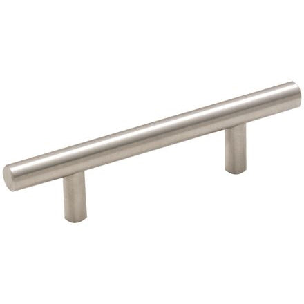 Amerock BP19010SS Cabinet Pull, 5-3/8 in L Handle, 1-17/50 in H Handle, 1-3/8 in Projection, Stainless Steel