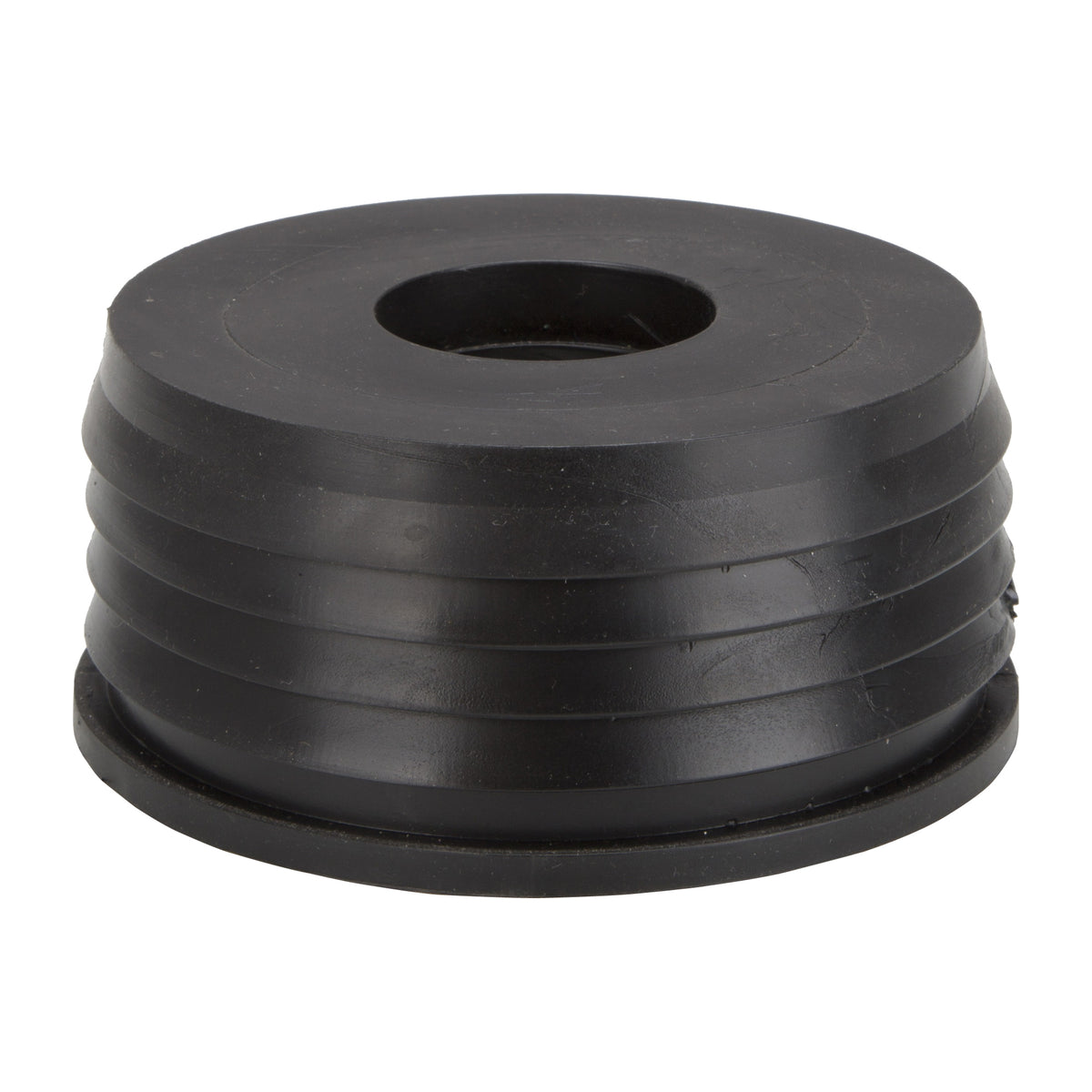 ProSource Hub Donut, 4 x 1-1/2 in, Compression, PVC, Black