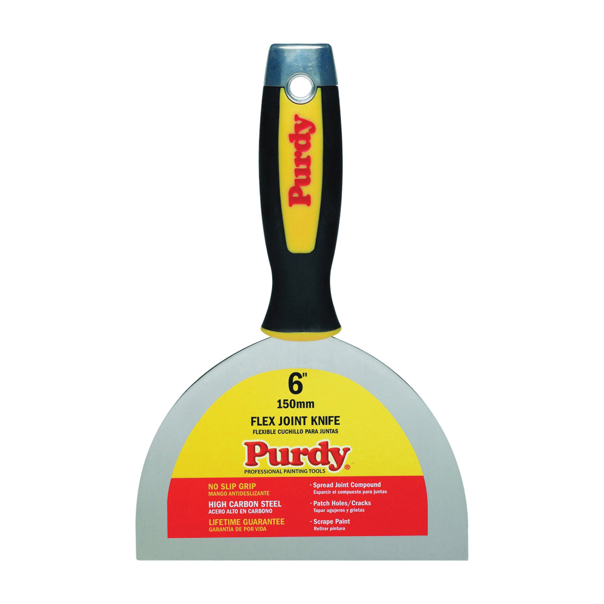 Purdy 14A900060 Joint Knife, 6 in W Blade, HCS Blade, Flexible Blade, Cushion-Grip Handle