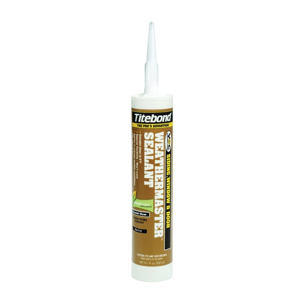 Titebond WeatherMaster 44001 Sealant, White, -75 to 300 deg F, 10.1 oz Cartridge