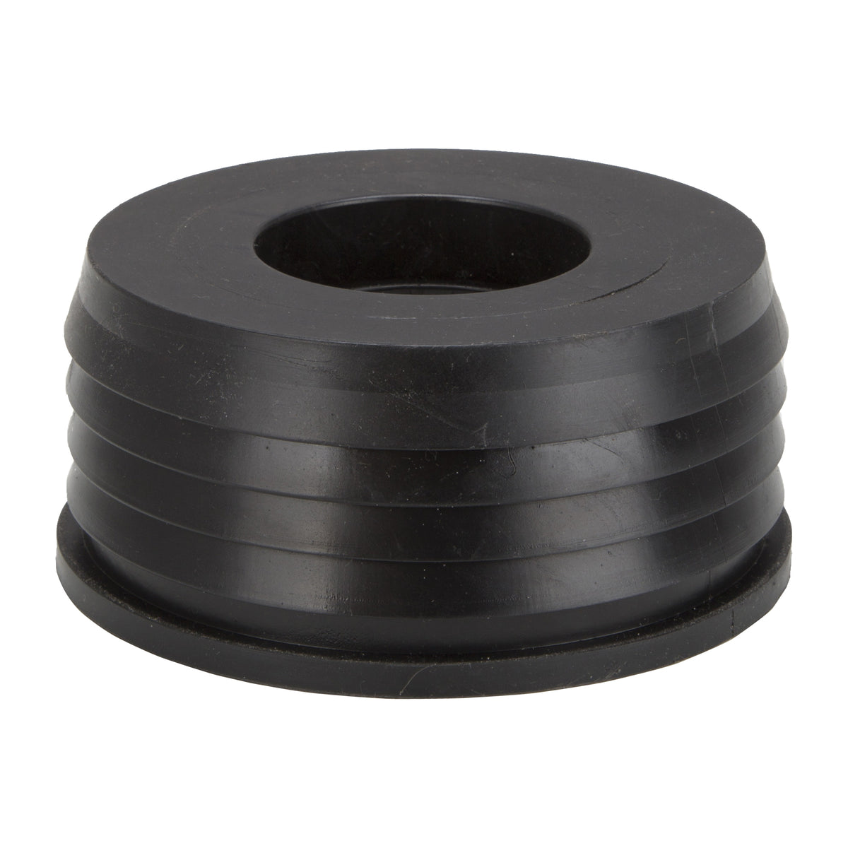 ProSource Hub Donut, 4 x 2 in, Compression, PVC, Black