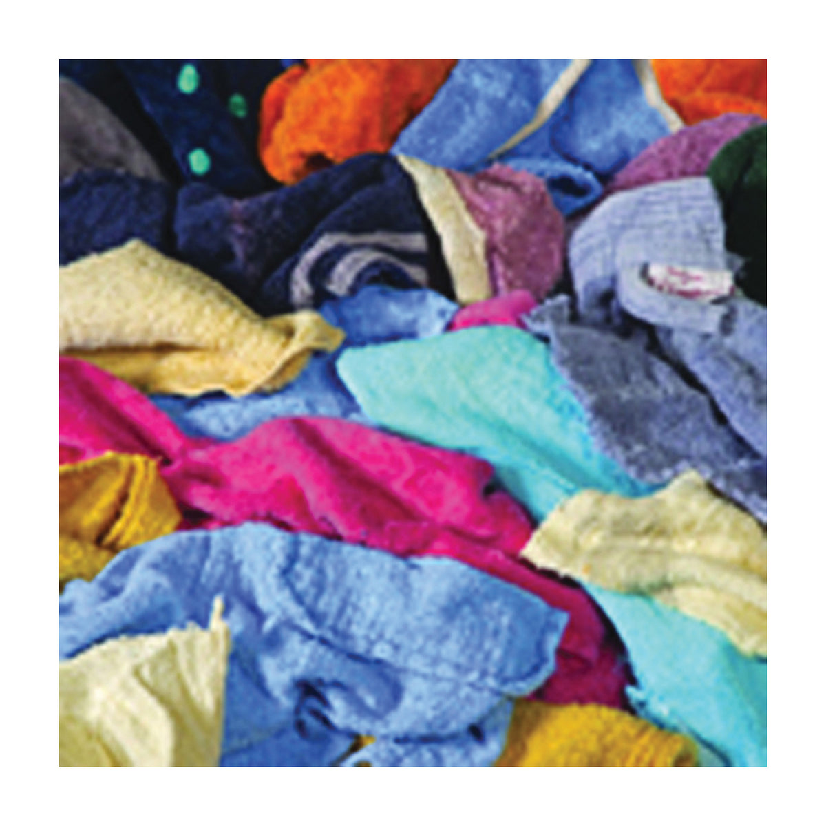 ALL RAGS R401 Terry Cloth Mix, 14 in L, 14 in W, Cotton