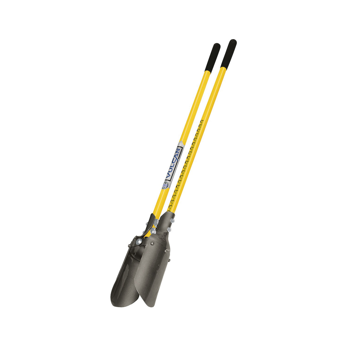 Vulcan 34558CA-38F Post Hole Digger, 10 in Blade, Steel Blade, Fiberglass Handle