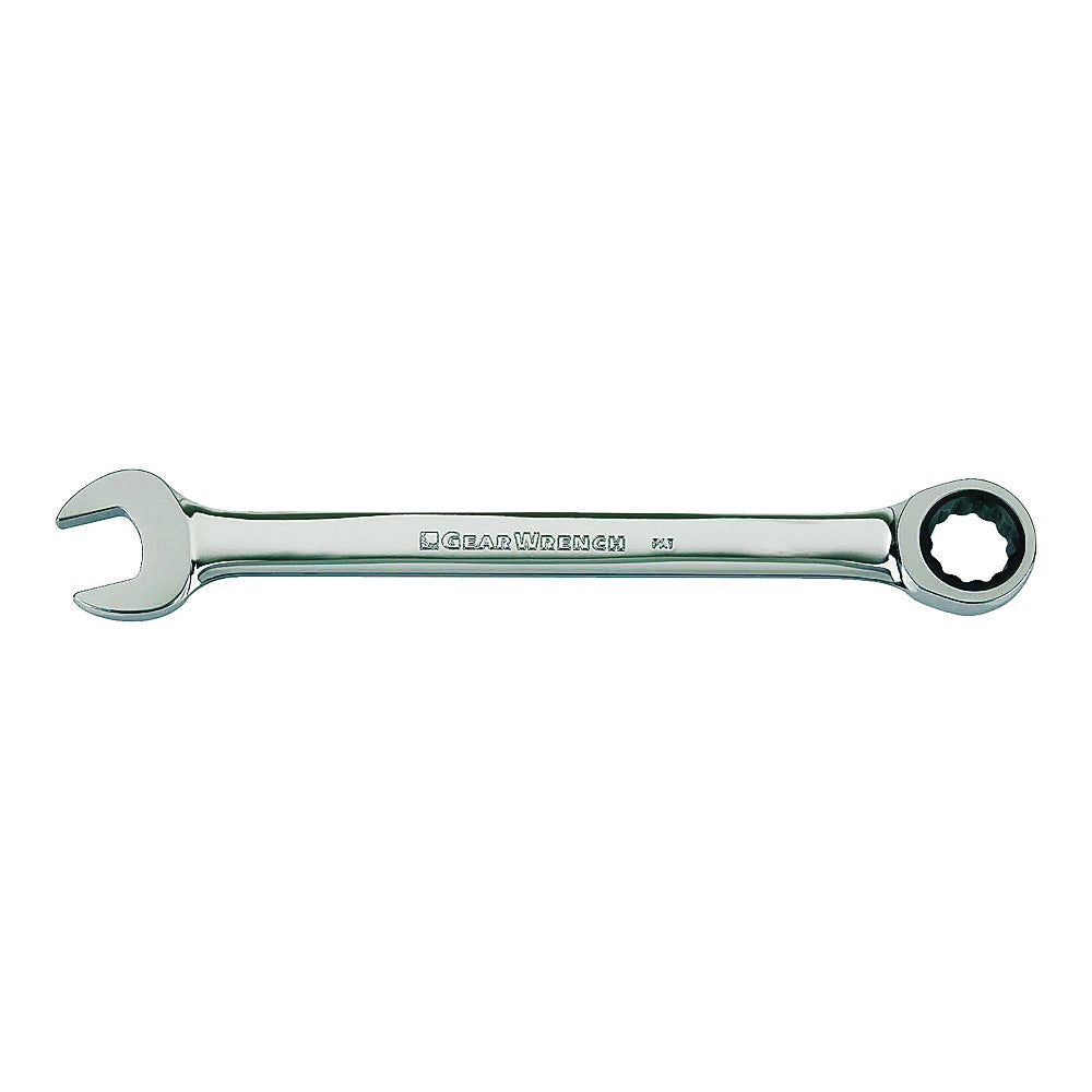 GearWrench 9030 Combination Wrench, SAE, 15/16 in Head, 13.114 in L, 12-Point, Steel, Chrome, Standard Handle