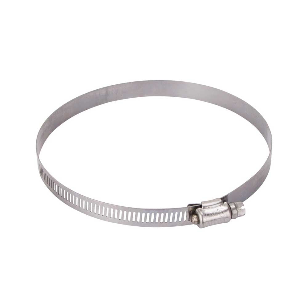 ProSource HCRSS80 Perforated Hose Clamp, Clamping Range: 4-5/8 to 5-1/2 in, 300 Stainless Steel, Stainless Steel