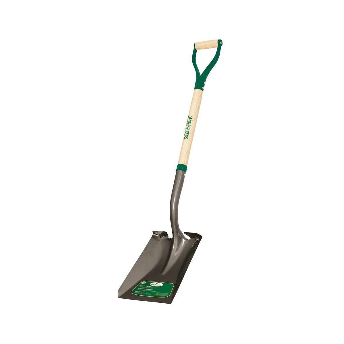 Landscapers Select 34594 Transfer Shovel, Steel Blade, Wood Handle, D-Shaped Handle, 30 in L Handle