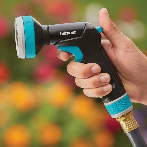 Gilmour 843132-1001 Watering Nozzle, 3/4 in, GHT, 2.5 to 5 gpm, Metal