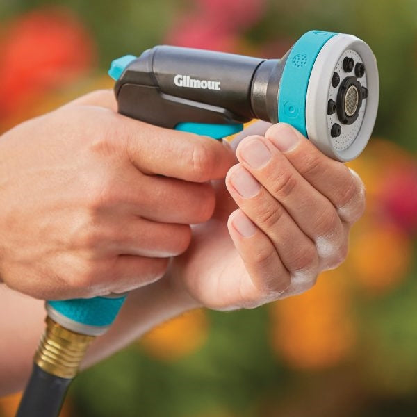 Gilmour 843132-1001 Watering Nozzle, 3/4 in, GHT, 2.5 to 5 gpm, Metal