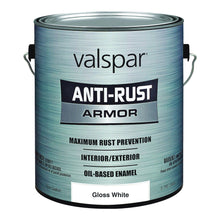 Load image into Gallery viewer, Valspar 044.0021800.007 Enamel, Gloss, White, 1 gal, Can

