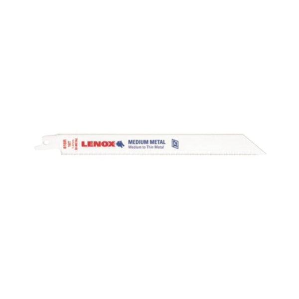 Lenox 20487B818R Reciprocating Saw Blade, 3/4 in W, 8 in L, 18 TPI