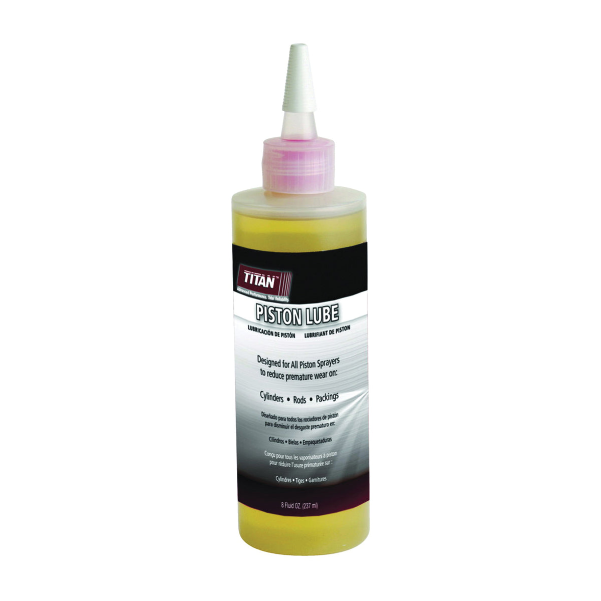 Titan 314-480 Piston Lube, Clear/Light Amber